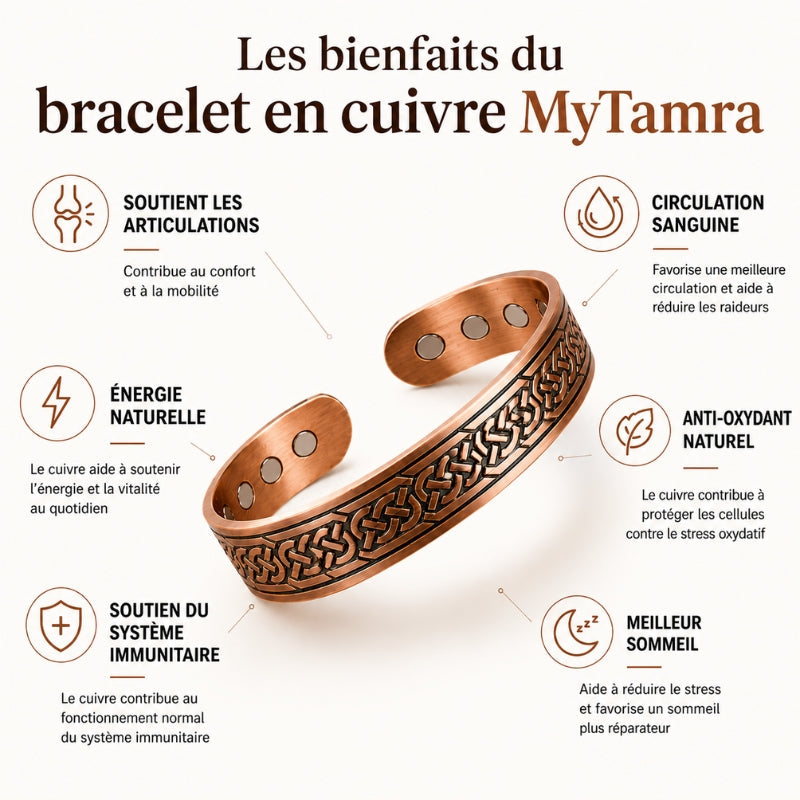 MyTamra™ armband van puur koper