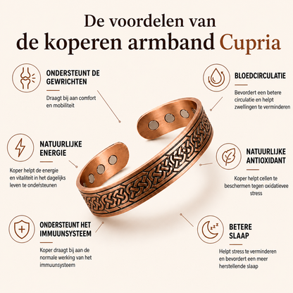 MyCupria armband van puur koper