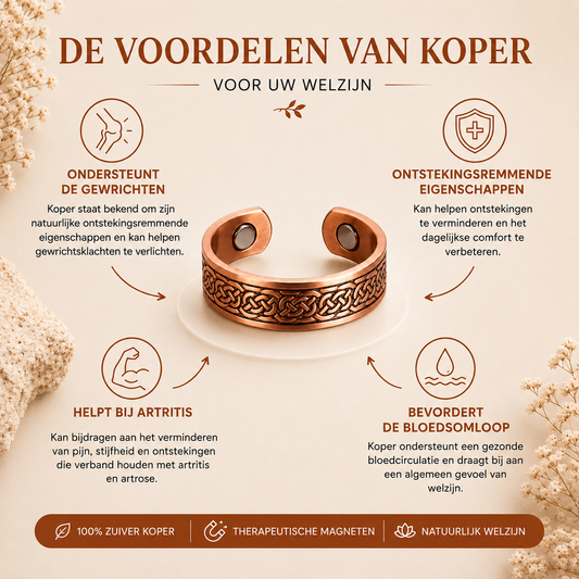 MyCupria ring van puur koper
