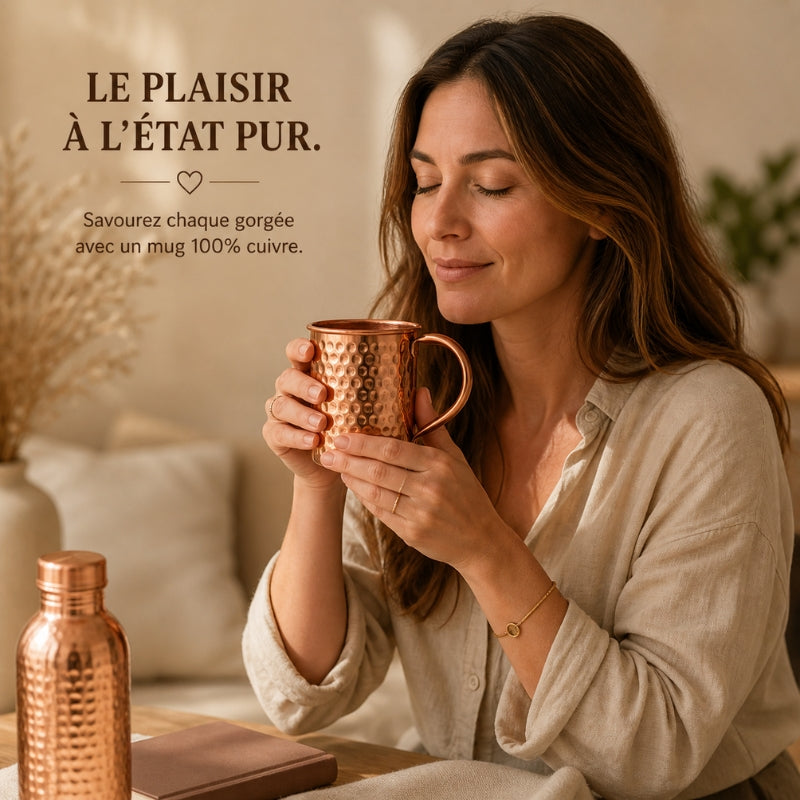 MyTamra™ gehamerde koperen mok